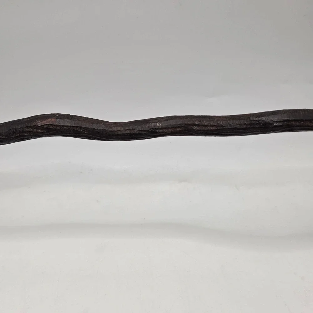 Cast Iron Tree Branch Towel Rack Leaf Accents Rustic Cabin Nature Wall Mount Bar